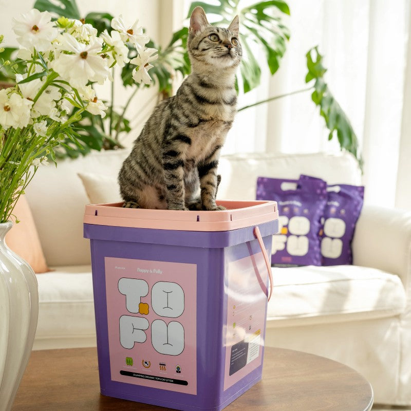 Clumping Organic Tofu Cat Litter