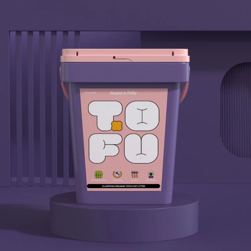 Clumping Organic Tofu Cat Litter