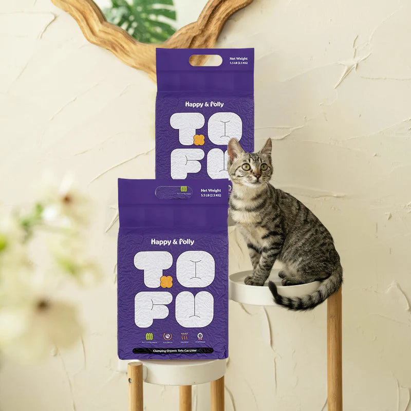 Clumping Organic Tofu Cat Litter