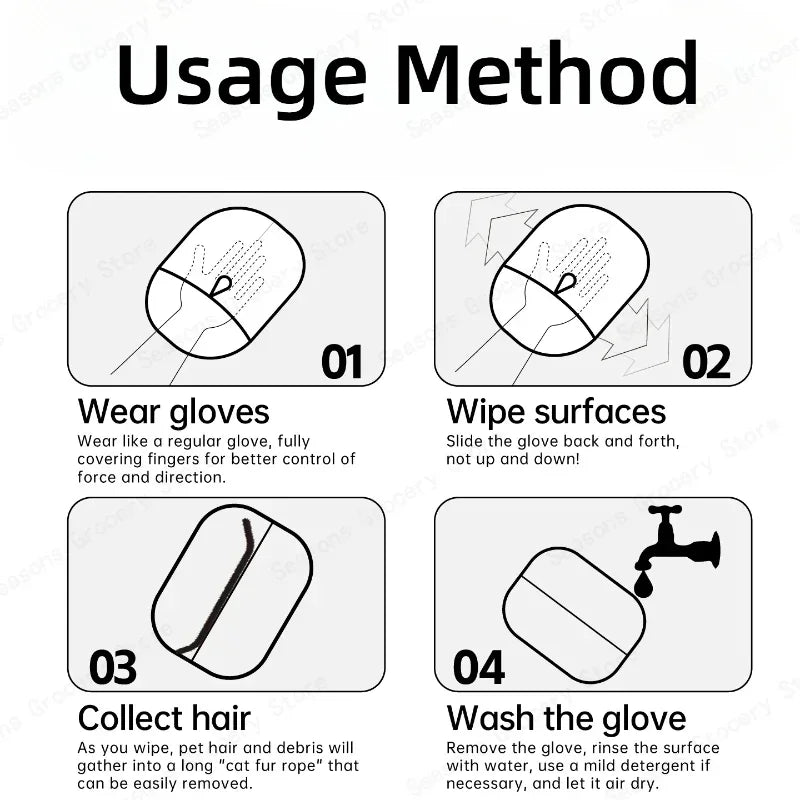 Pet Grooming Glove 