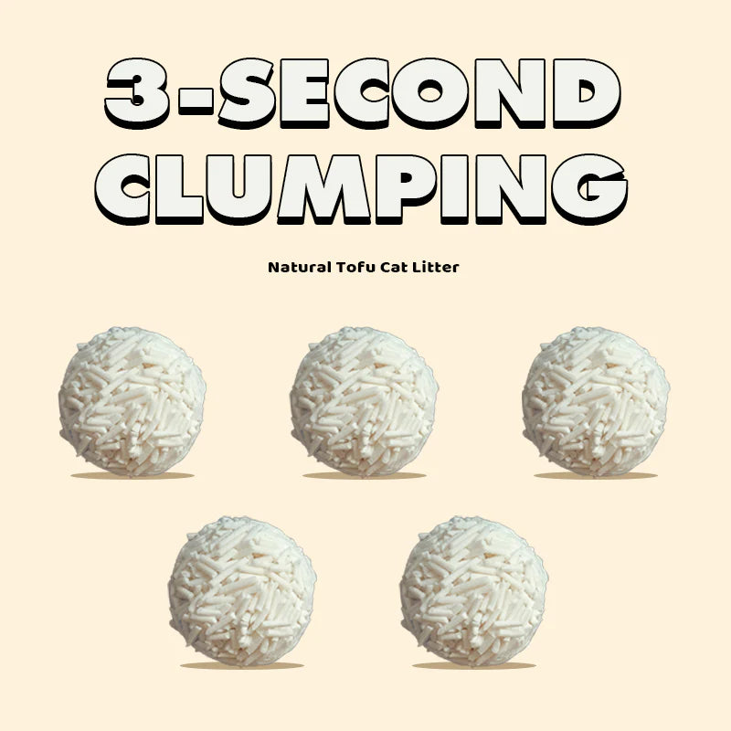 Clumping Organic Tofu Cat Litter