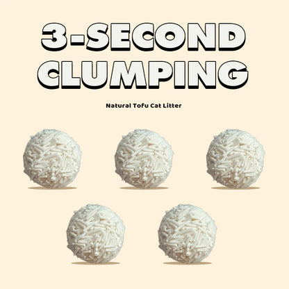Clumping Organic Tofu Cat Litter