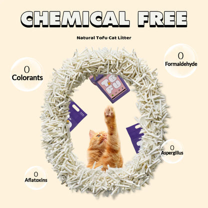 Clumping Organic Tofu Cat Litter