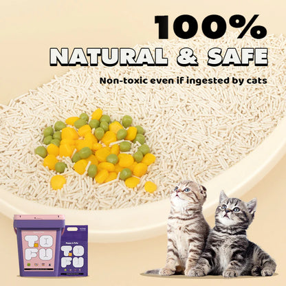 Clumping Organic Tofu Cat Litter